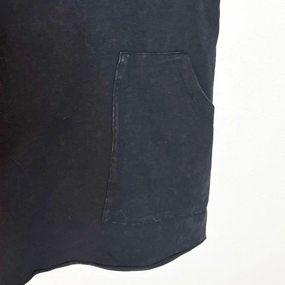 Distressed Black Newin Knit Mini Romper Dress size L - Picture 10 of 12